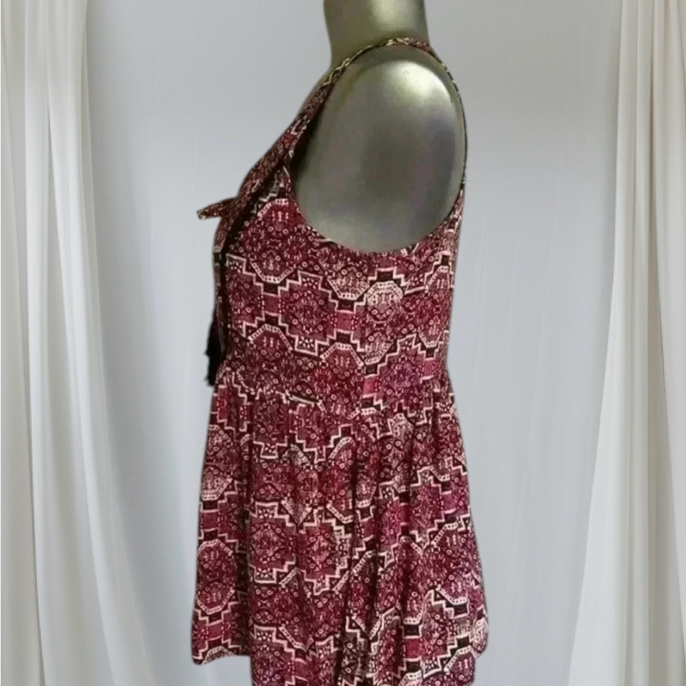 $10 Add-on | Boho Sleeveless Printed Top - Picture 5 of 15
